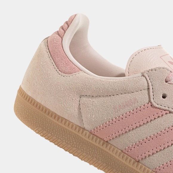 Adidas Suede Pink and Tan Trainers - Picture 6 of 8